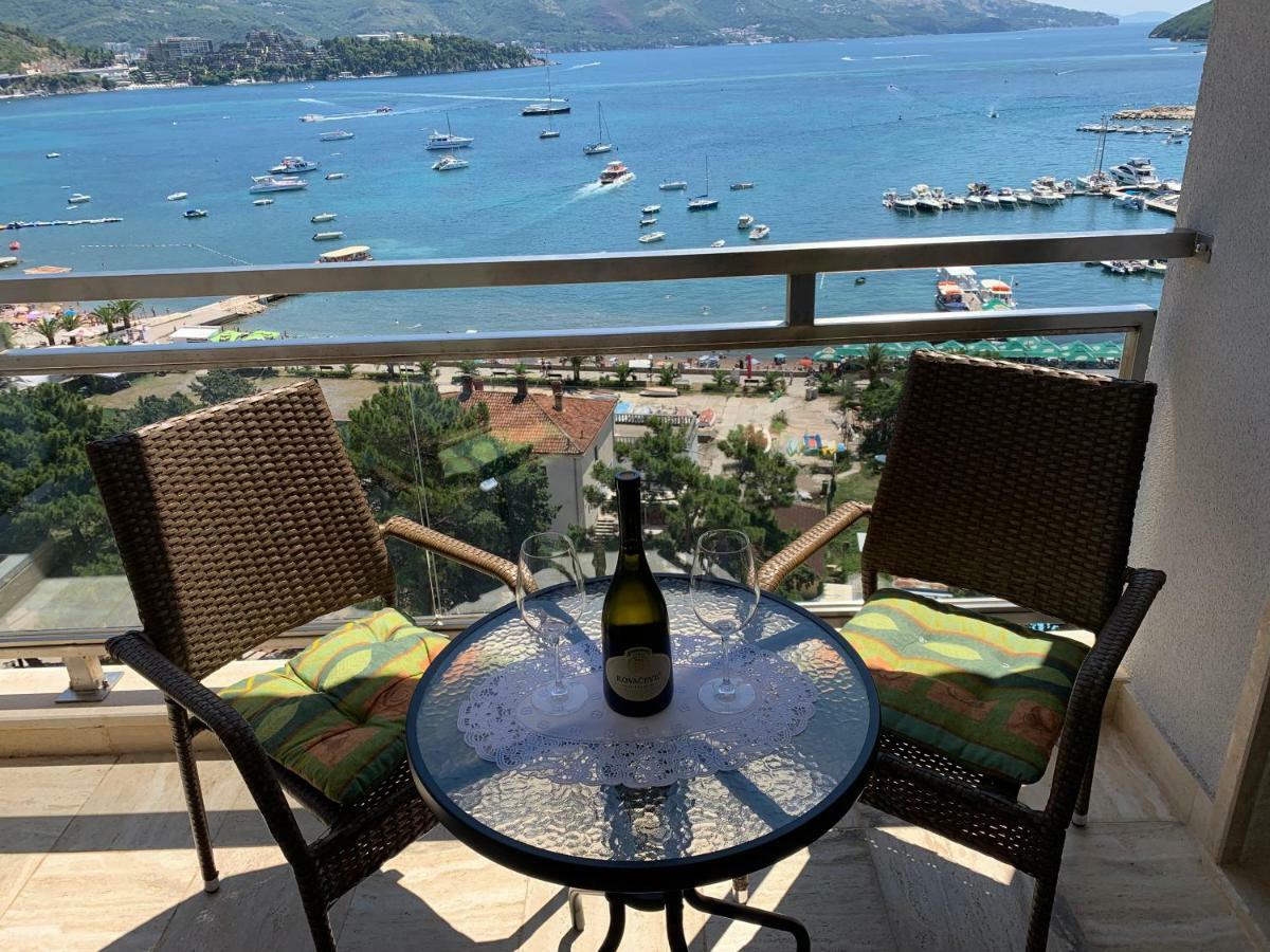 Panoramic Sea View 3-Bedroom Apartment 50 M From The Sea Budva Exteriör bild
